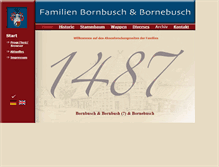 Tablet Screenshot of bornebusch.com